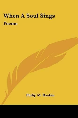 Cover image for When a Soul Sings: Poems