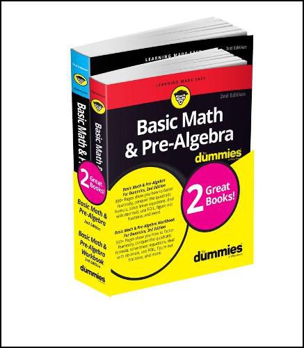 Cover image for Basic Math & Pre-Algebra For Dummies Book + Workbo ok Bundle 2e