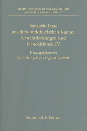 Cover image for Sanskrit-Texte Aus Dem Buddhistischen Kanon: Neuentdeckungen Und Neueditionen: Vierte Folge