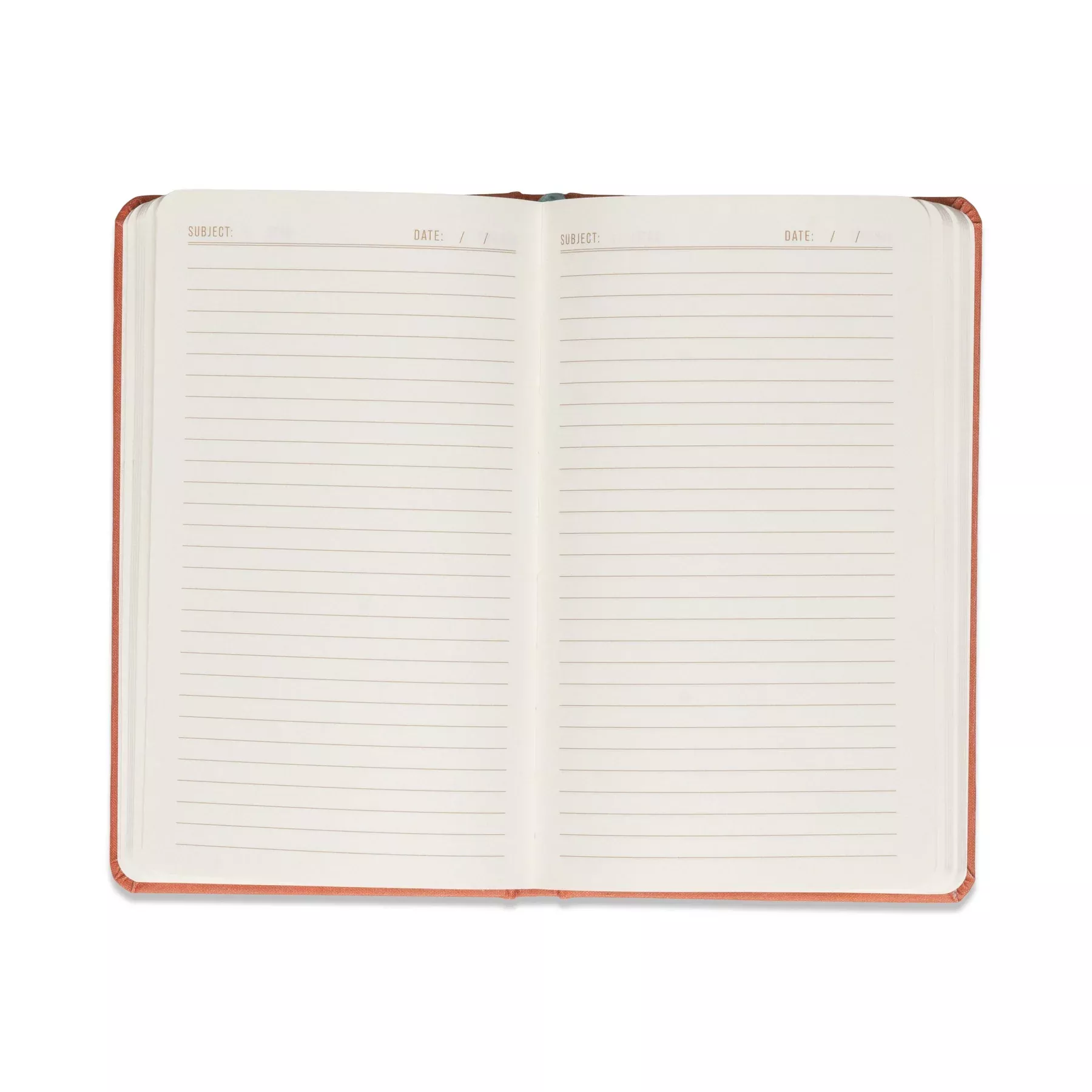 Celestial Bookcloth Journal - Terracotta Sun