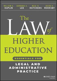 Cover image for The Law of Higher Education