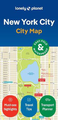 Cover image for Lonely Planet New York City Map