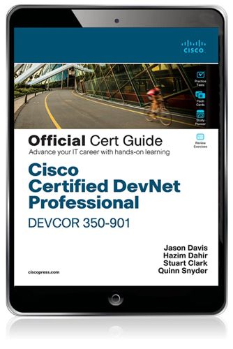Cover image for Cisco Certified DevNet Professional DEVCOR 350-901 Official Cert Guide