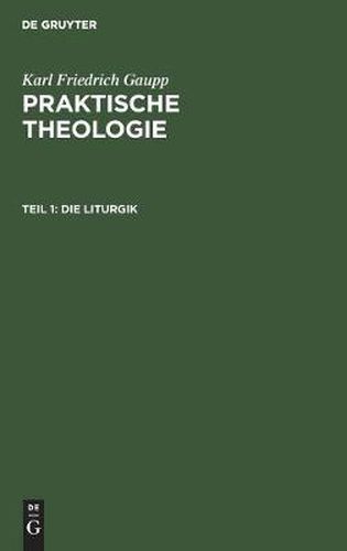 Cover image for Die Liturgik