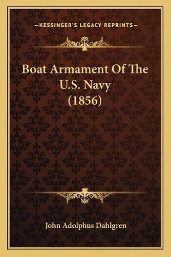 Boat Armament of the U.S. Navy (1856)