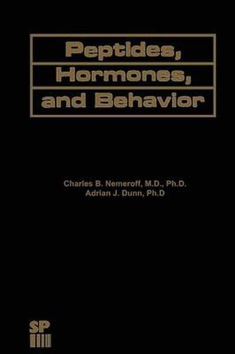 Cover image for Peptides, Hormones, and Behavior