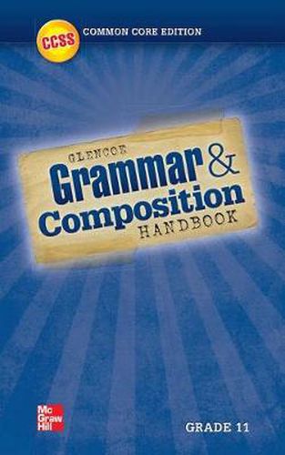 Cover image for Grammar and Composition Handbook, Grade 11