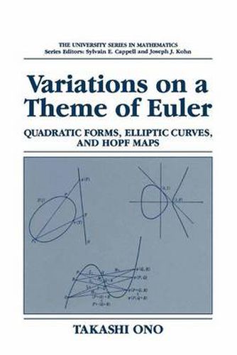 Cover image for Variations on a Theme of Euler: Quadratic Forms, Elliptic Curves, and Hopf Maps