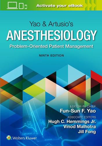 Cover image for Yao & Artusio's Anesthesiology: Problem-Oriented Patient Management