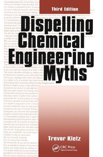 Cover image for Dispelling Chemical Engineering Myths