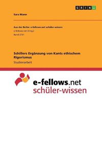 Cover image for Schillers Ergaenzung von Kants ethischem Rigorismus