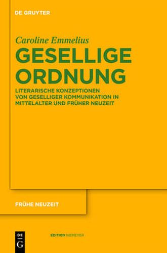 Cover image for Gesellige Ordnung