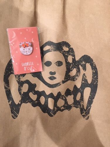 Cover image for Georgia O'Cat Enamel Pin