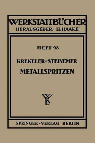 Cover image for Metallspritzen