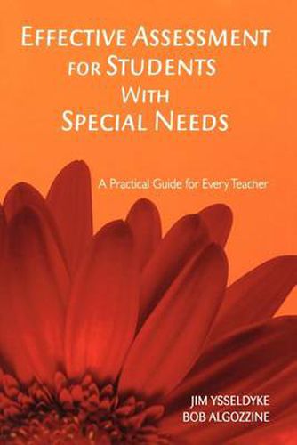 Cover image for Effective Assessment for Students with Special Needs: A Practical Guide for Every Teacher