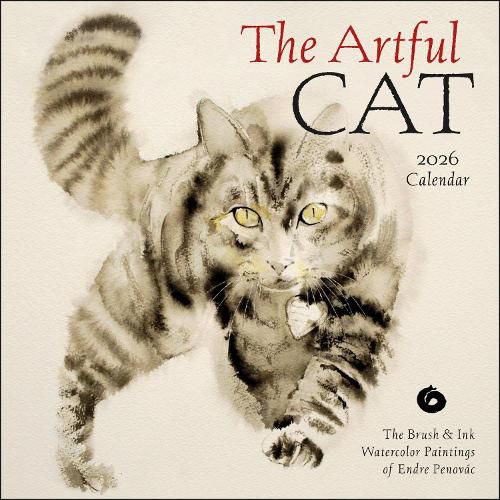 Cover image for The Artful Cat 2026 Wall Calendar
