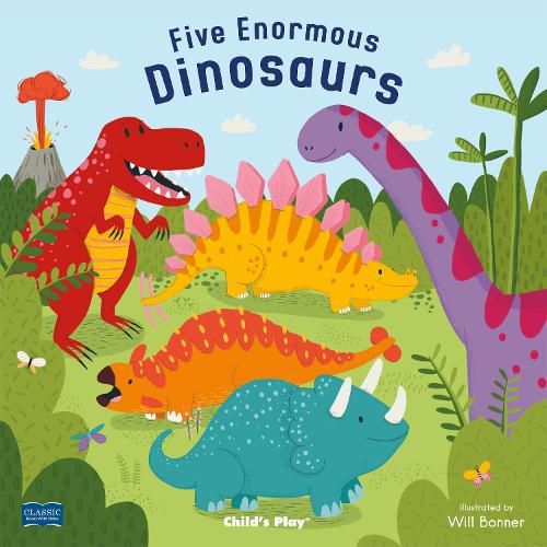 Cover image for Five Enormous Dinosaurs