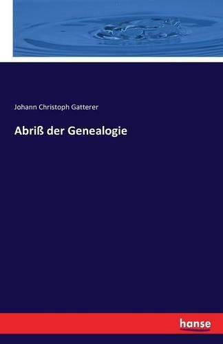 Cover image for Abriss der Genealogie