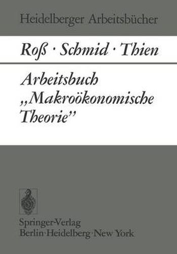 Cover image for Arbeitsbuch  Makrookonomische Theorie