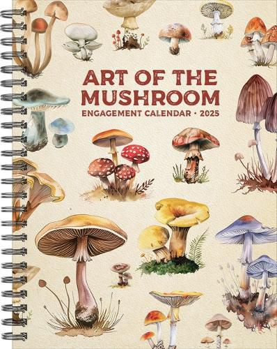 Cover image for Art of the Mushroom 2026 6.5 X 8.5 Engagement Calendar