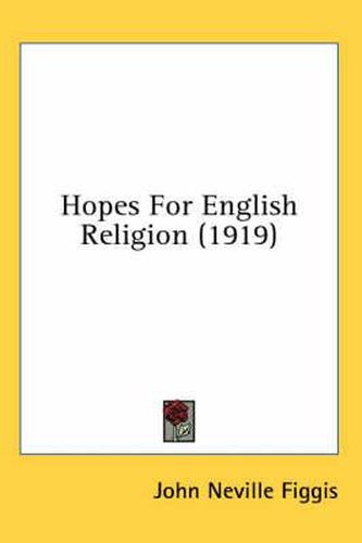 Hopes for English Religion (1919)