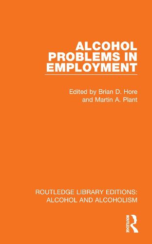 Cover image for Alcohol Problems in Employment