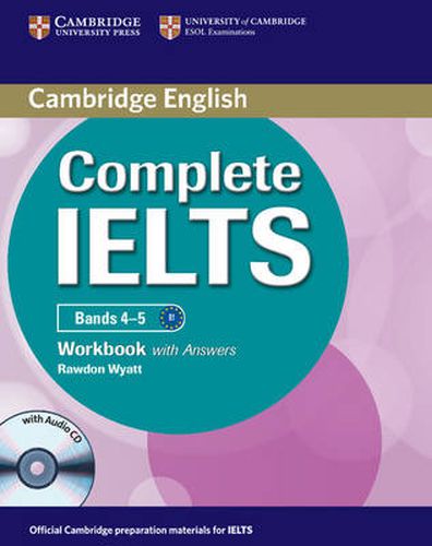 Cover image for Complete IELTS Bands 4-5 Workbook with Answers with Audio CD