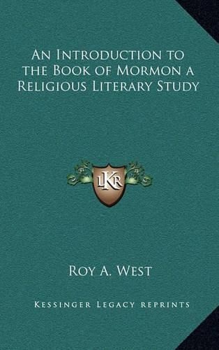 Cover image for An Introduction to the Book of Mormon a Religious Literary Study