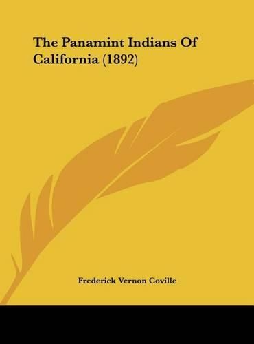 The Panamint Indians of California (1892)