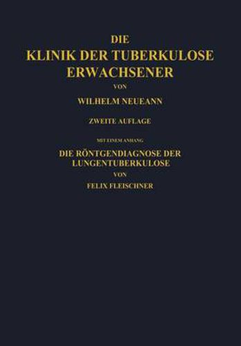 Cover image for Die Klinik Der Tuberkulose Erwachsener