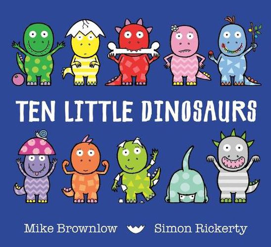 Cover image for Ten Little Dinosaurs