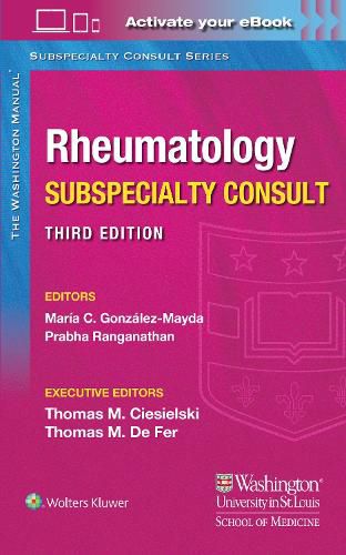 Cover image for Washington Manual Rheumatology Subspecialty Consult