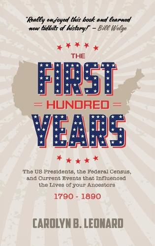 Cover image for The First Hundred Years: The US Presidents, the Federal Census, and current events that influenced the lives of your ancestors 1790-1890