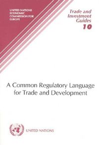 Cover image for A Common Regulatory Language for Trade and Development