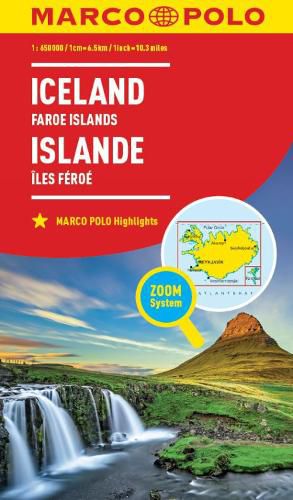 Cover image for Iceland Marco Polo Map