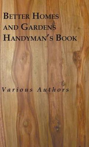 Cover image for Better Homes And Gardens Handyman's Book