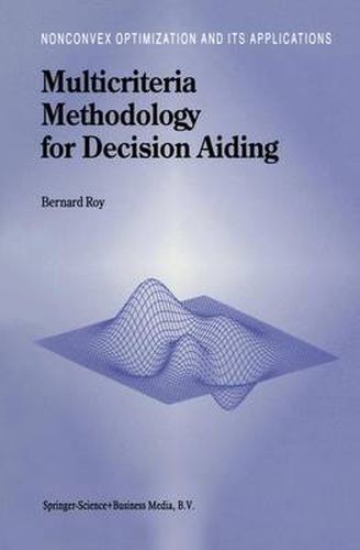Cover image for Multicriteria Methodology for Decision Aiding