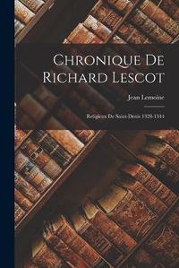 Cover image for Chronique de Richard Lescot