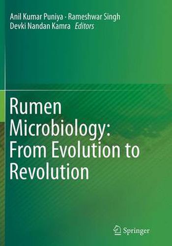 Cover image for Rumen Microbiology: From Evolution to Revolution