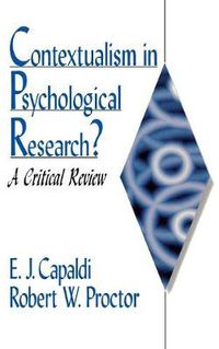 Cover image for Contextualism in Psychological Research?: A Critical Review