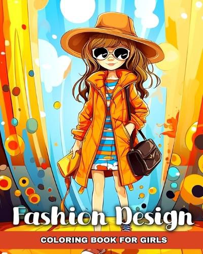 Cover image for Fashion Design Coloring Book for Girls