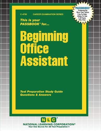 Cover image for Beginning Office Assistant