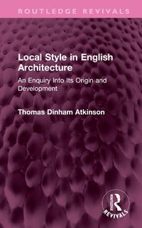 Cover image for Local Style in English Architecture