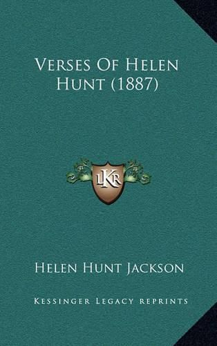 Cover image for Verses of Helen Hunt (1887)