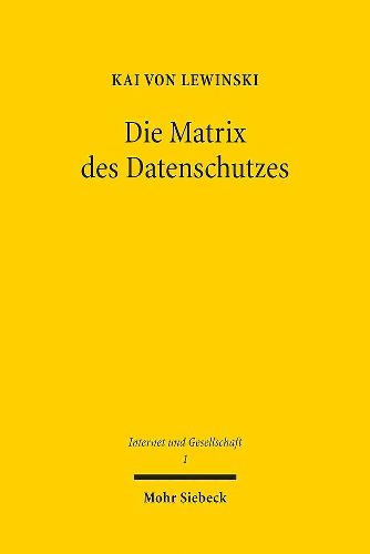 Cover image for Die Matrix des Datenschutzes: Besichtigung und Ordnung eines Begriffsfeldes