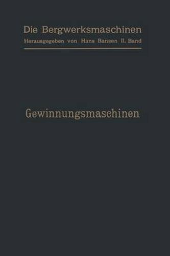 Cover image for Gewinnungsmaschinen