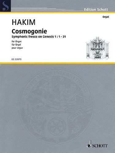 Cover image for Cosmogonie: Symphonic Fresco on Genesis 1:1-31