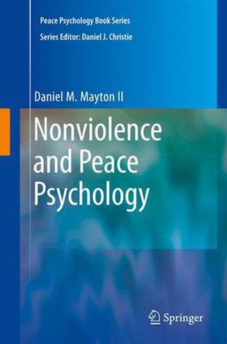 Cover image for Nonviolence and Peace Psychology