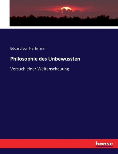 Cover image for Philosophie des Unbewussten