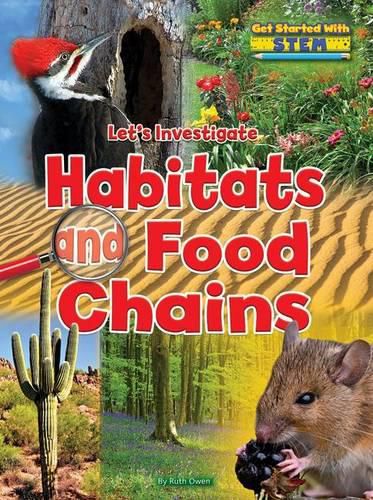 Cover image for Let's Investigate Habitats and Food Chains